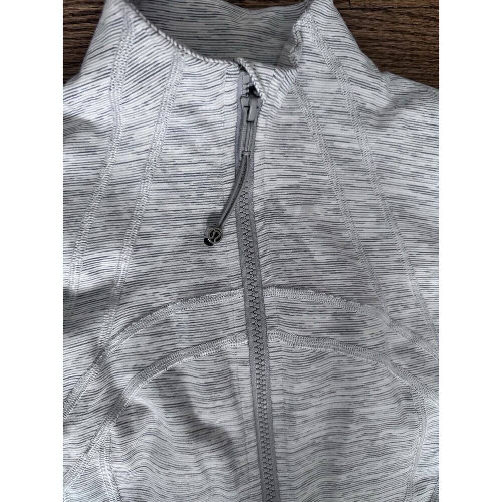 Lululemon Jacket Womens 6 Gray Define Zip Wee Are From Space Nimbus Battleship - Picture 4 of 6